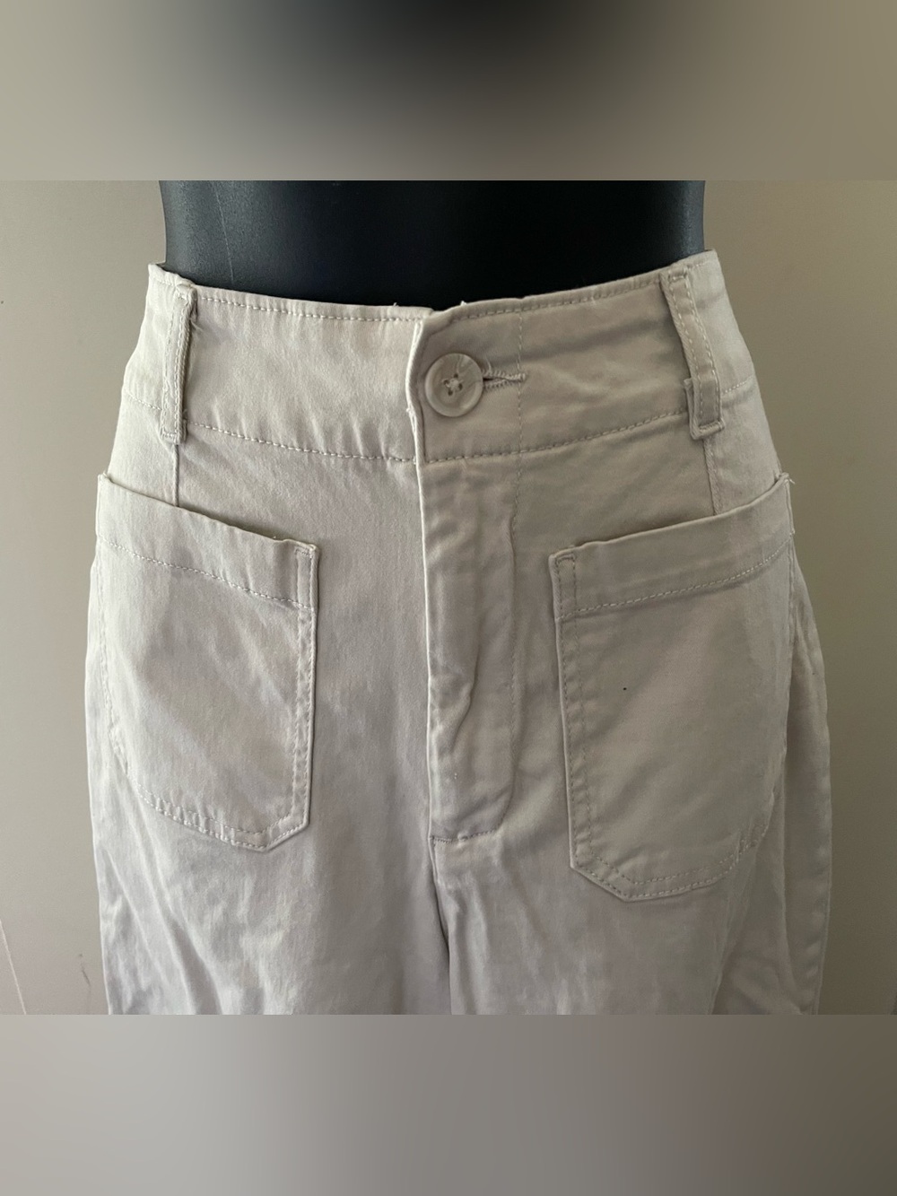 Bagatelle Light Beige High Waisted Pants Size 10 - Picture 2 of 14